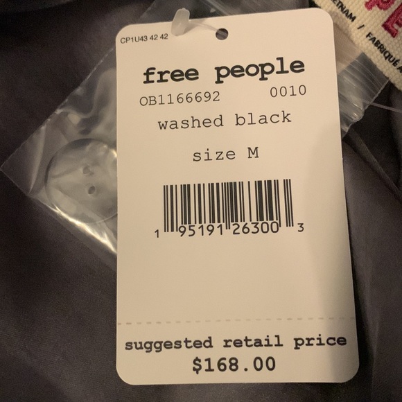 NWT Free People Double Breasted Coat - Picture 10 of 12